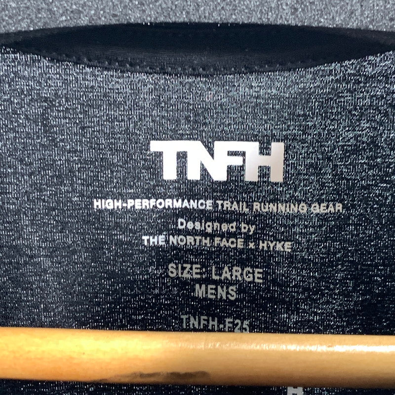 【中古品】【メンズ】 THE NORTH FACE×HYKE SHORT SLEEVE TRAIL CREW ザ・ノースフェイス×ハイク 半袖Tシャツ カットソー ブランド 古着 144-260614-gm-08-fuz サイズ：L カラー：ブラック 万代Net店