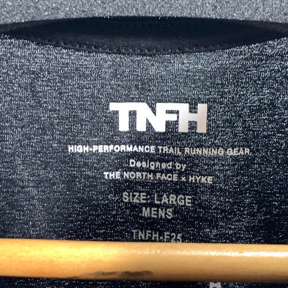 【中古品】【メンズ】 THE NORTH FACE×HYKE SHORT SLEEVE TRAIL CREW ザ・ノースフェイス×ハイク 半袖Tシャツ カットソー ブランド 古着 144-260614-gm-08-fuz サイズ：L カラー：ブラック 万代Net店
