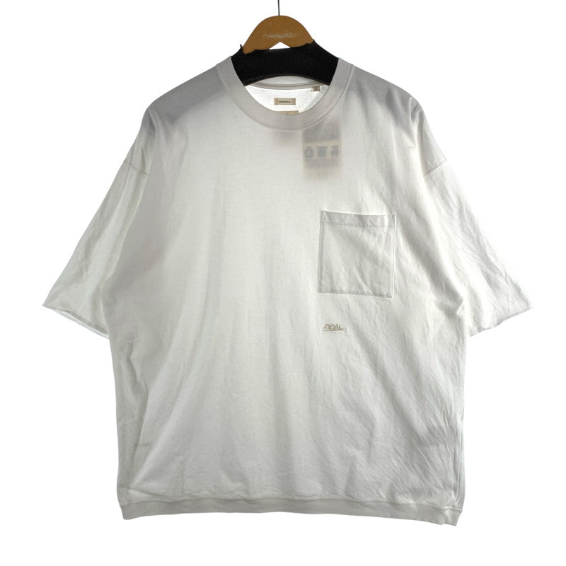 【中古品】【メンズ】 NANAMICA OOAL SS POCKET TEE ナナミカ 半袖Tシャツ ポケット トップス ブランド 古着 144-260627-gm-10-fuz サイズ：L カラー：ホワイト 万代Net店