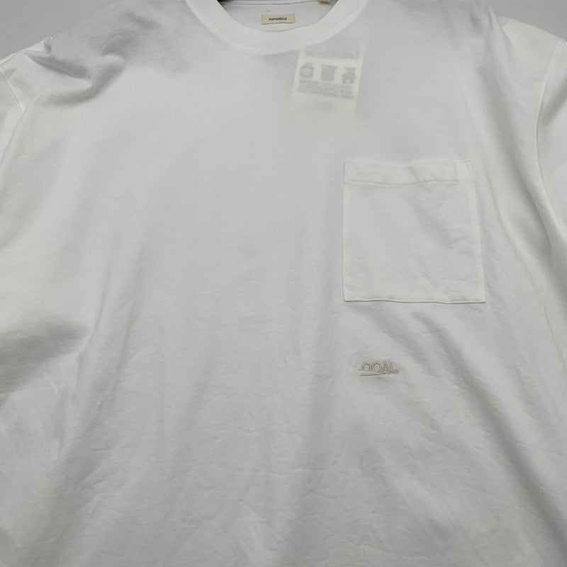 【中古品】【メンズ】 NANAMICA OOAL SS POCKET TEE ナナミカ 半袖Tシャツ ポケット トップス ブランド 古着 144-260627-gm-10-fuz サイズ：L カラー：ホワイト 万代Net店