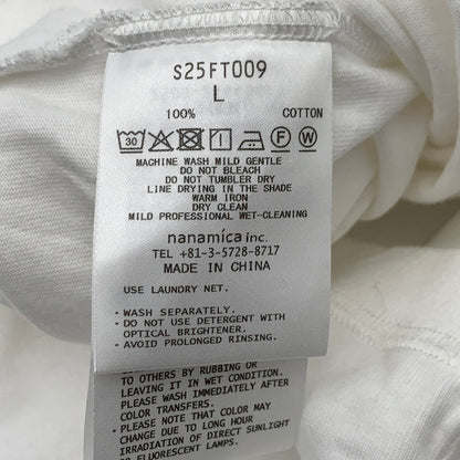 【中古品】【メンズ】 NANAMICA OOAL SS POCKET TEE ナナミカ 半袖Tシャツ ポケット トップス ブランド 古着 144-260627-gm-10-fuz サイズ：L カラー：ホワイト 万代Net店
