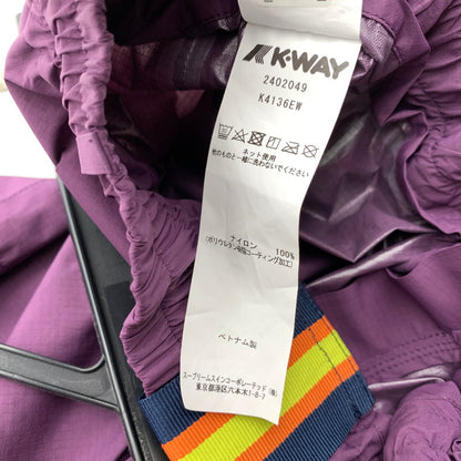 【中古品】【メンズ】 K-WAY ケーウェイ PANTS パンツ 長ズボン PURPLE SIZE:M NYLON ※汚れあり 158-260818-io-16-fuzh カラー：パープル 万代Net店