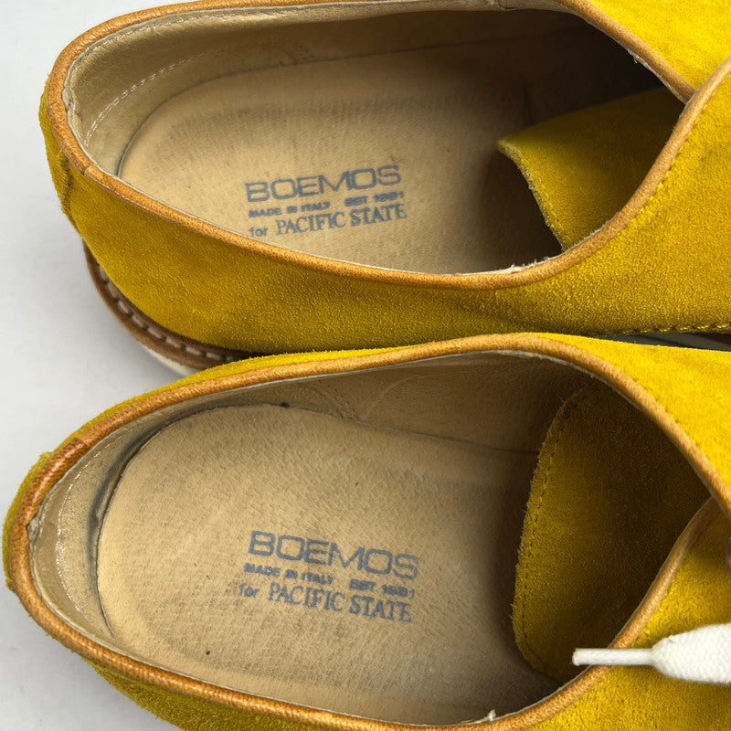 【中古品】【メンズ】 BOEMOS ボエモス スウェードシューズ YELLOW SIZE:43 ※使用感有 靴 シューズ 165-260804-io-18-fuzh 万代Net店