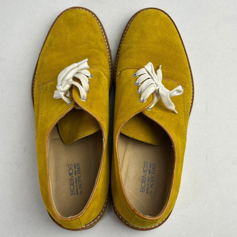 【中古品】【メンズ】 BOEMOS ボエモス スウェードシューズ YELLOW SIZE:43 ※使用感有 靴 シューズ 165-260804-io-18-fuzh 万代Net店