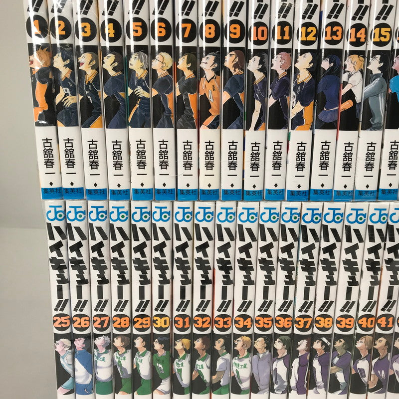 【中古品】 ハイキュー！！ 全45巻セット セットコミック 漫画 マンガ セット コミック ※色褪せ含む 004-260905-io-02-fuz 万代Net店