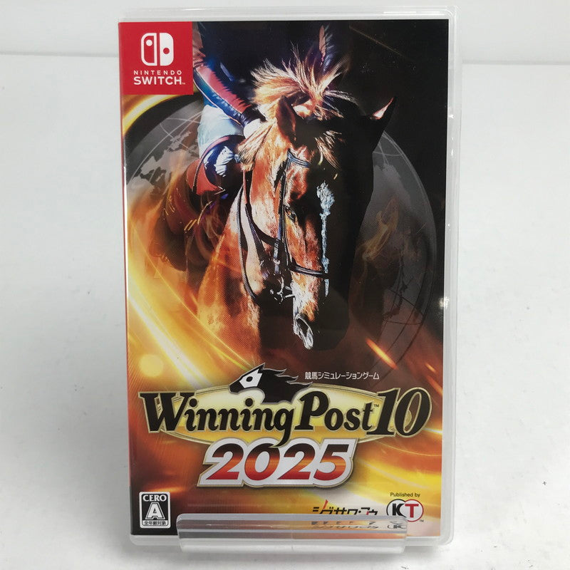 【中古美品】 Winning Post 10 2025 ウイニングポスト10 Nintendo Switch ニンテンドースイッチ ゲームソフト 動作確認済 [CERO区分_A / 全年齢対象商品] 260611-io-20-fuz 万代Net店