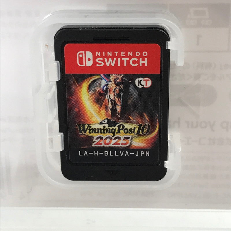 【中古美品】 Winning Post 10 2025 ウイニングポスト10 Nintendo Switch ニンテンドースイッチ ゲームソフト 動作確認済 [CERO区分_A / 全年齢対象商品] 260611-io-20-fuz 万代Net店