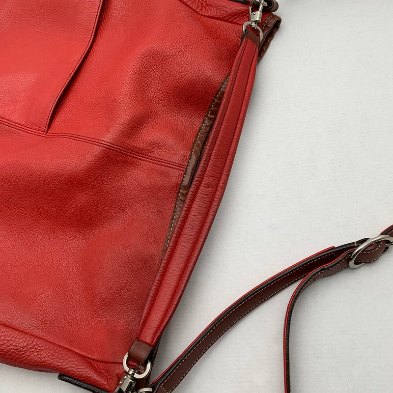 【中古品】【レディース】 SOMES ソメス バッグ RED 2WAY カバン かばん ショルダーバッグ ※使用感有 188-260803-io-11-fuzh 万代Net店