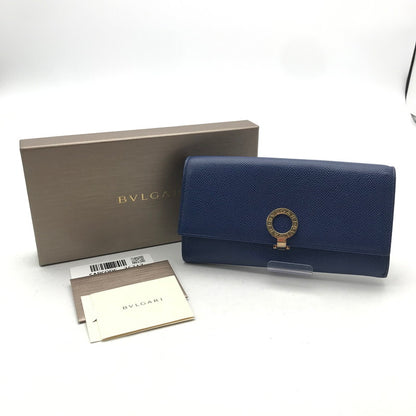 【中古品】【メンズ】 BVLGARI ブルガリ 36317 ブルーダリア 長財布 財布 ロゴクリップ サークルクリップ 181-260610-mh-10-fuzh カラー：ブルー 万代Net店