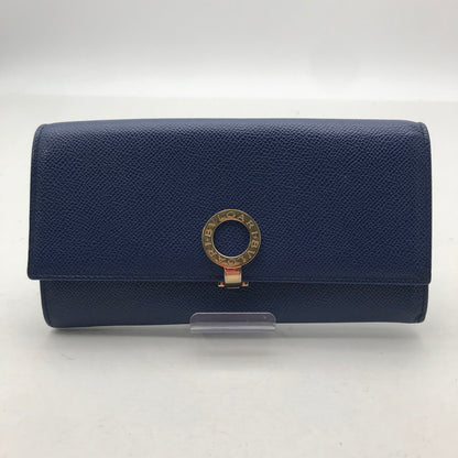 【中古品】【メンズ】 BVLGARI ブルガリ 36317 ブルーダリア 長財布 財布 ロゴクリップ サークルクリップ 181-260610-mh-10-fuzh カラー：ブルー 万代Net店