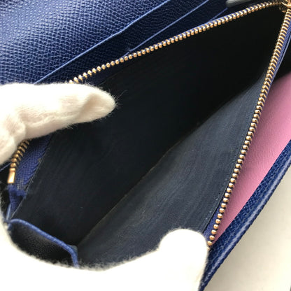【中古品】【メンズ】 BVLGARI ブルガリ 36317 ブルーダリア 長財布 財布 ロゴクリップ サークルクリップ 181-260610-mh-10-fuzh カラー：ブルー 万代Net店
