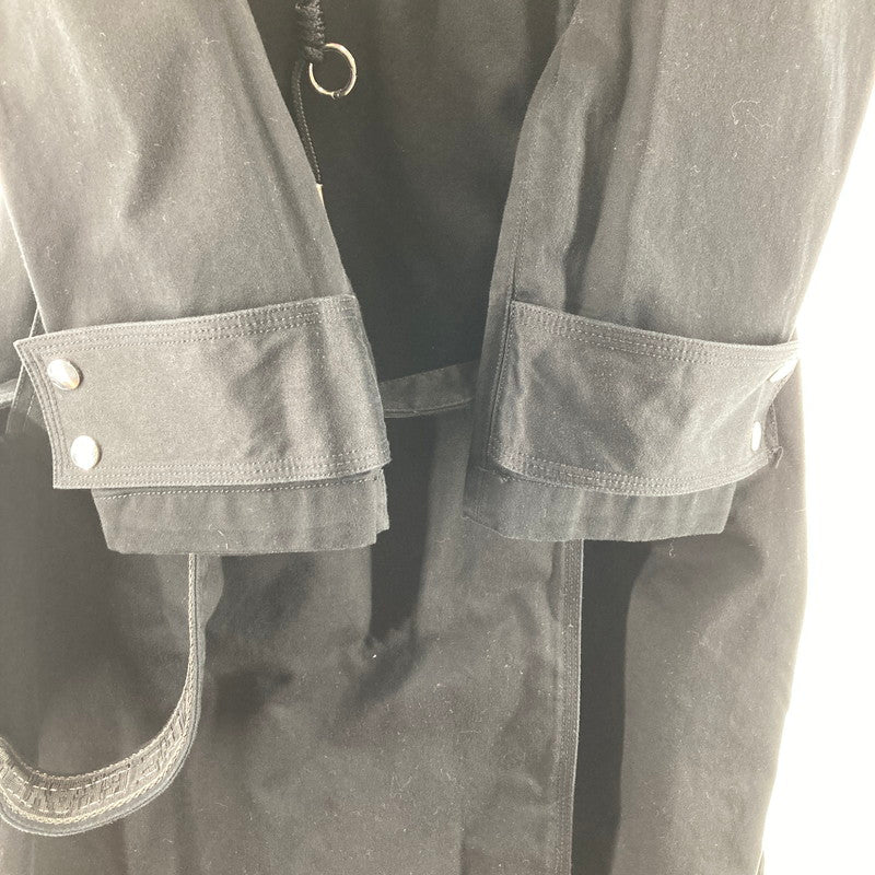 【中古品】【レディース】 DIESEL ディーゼル G-ACIR-B OVERCOAT フード付き トレンチコート カラー ブラック SIZE:XS 169-260617-ky-01-fuzh 万代Net店