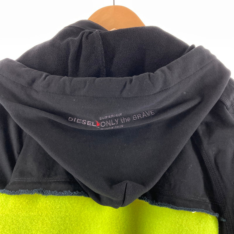 【中古品】【レディース】 DIESEL ディーゼル G-ACIR-B OVERCOAT フード付き トレンチコート カラー ブラック SIZE:XS 169-260617-ky-01-fuzh 万代Net店