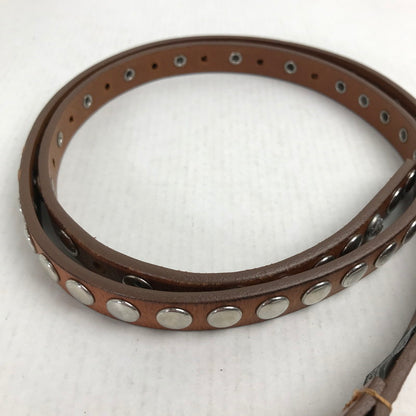 【中古品】【メンズ】 DIESEL ディーゼル スタッズベルト BROWN タグ付 ベルト 205-260731-io-26-fuzh カラー：ブラウン 万代Net店