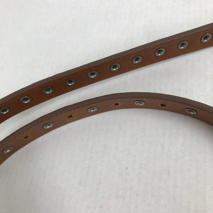 【中古品】【メンズ】 DIESEL ディーゼル スタッズベルト BROWN タグ付 ベルト 205-260731-io-26-fuzh カラー：ブラウン 万代Net店