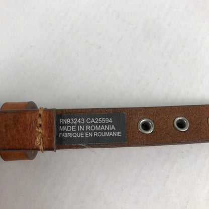【中古品】【メンズ】 DIESEL ディーゼル スタッズベルト BROWN タグ付 ベルト 205-260731-io-26-fuzh カラー：ブラウン 万代Net店