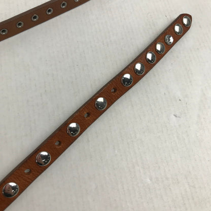 【中古品】【メンズ】 DIESEL ディーゼル スタッズベルト BROWN タグ付 ベルト 205-260731-io-26-fuzh カラー：ブラウン 万代Net店