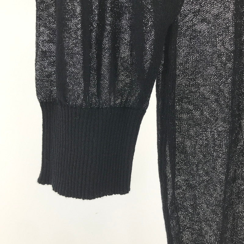 【中古品】【レディース】 DIESEL ディーゼル ニット BLACK 薔薇 7分丈 SIZE:S タグ付 170-260917-io-10-fuzh カラー：ブラック 万代Net店