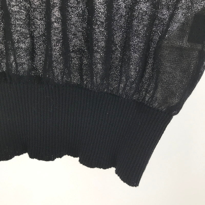 【中古品】【レディース】 DIESEL ディーゼル ニット BLACK 薔薇 7分丈 SIZE:S タグ付 170-260917-io-10-fuzh カラー：ブラック 万代Net店