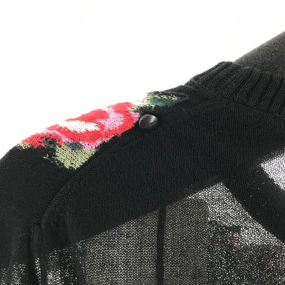 【中古品】【レディース】 DIESEL ディーゼル ニット BLACK 薔薇 7分丈 SIZE:S タグ付 170-260917-io-10-fuzh カラー：ブラック 万代Net店