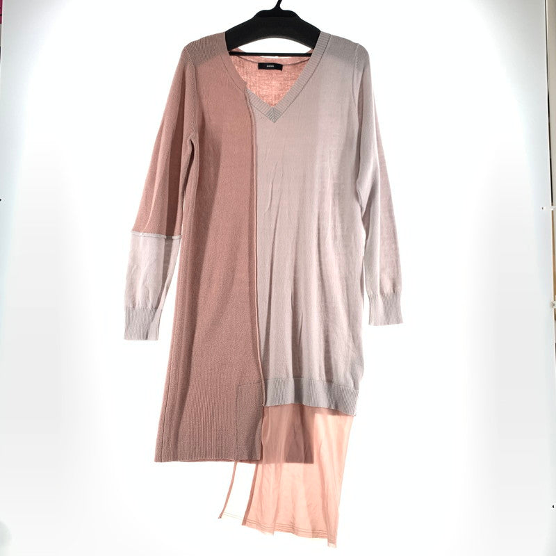 【中古品】【レディース】 DIESEL ディーゼル ワンピース 切替 ニットワンピ ピンク SIZE:S ※ボタン部分スレキズあり 170-260818-io-04-fuzh 万代Net店