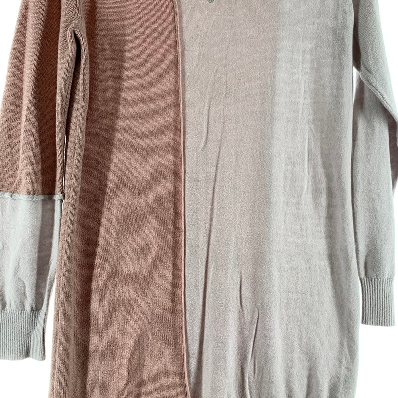 【中古品】【レディース】 DIESEL ディーゼル ワンピース 切替 ニットワンピ ピンク SIZE:S ※ボタン部分スレキズあり 170-260818-io-04-fuzh 万代Net店