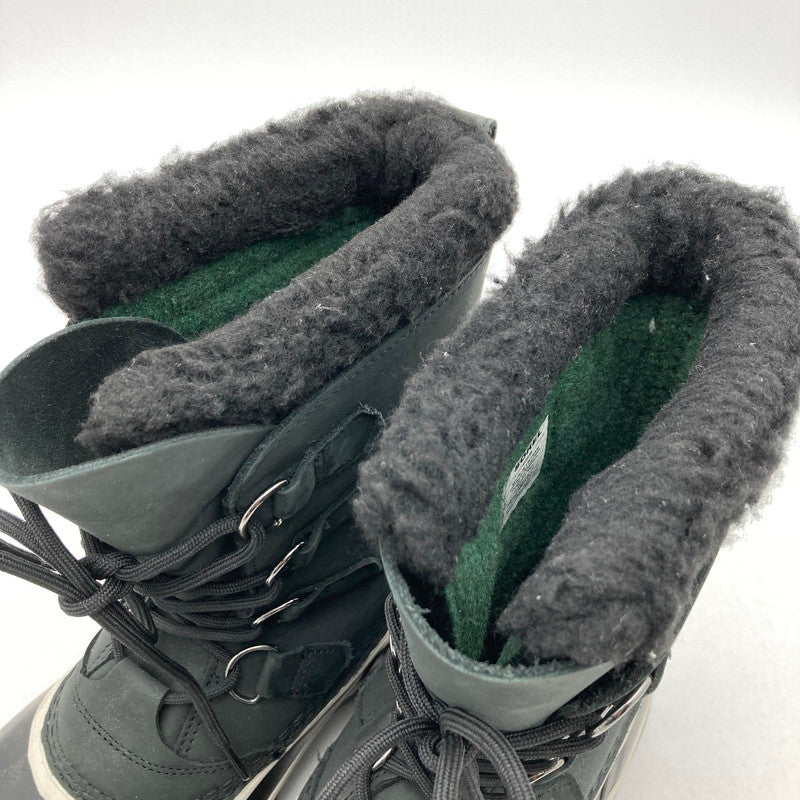 【中古品】【メンズ】 SOREL ソレル NM1000-016 CARIBOU WP カリブー スノーブーツ ウィンターブーツ 靴 167-260929-vt-89-fuzh サイズ：25cm カラー：ブラック 万代Net店