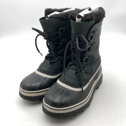 【中古品】【メンズ】 SOREL ソレル NM1000-016 CARIBOU WP カリブー スノーブーツ ウィンターブーツ 靴 167-260929-vt-89-fuzh サイズ：25cm カラー：ブラック 万代Net店