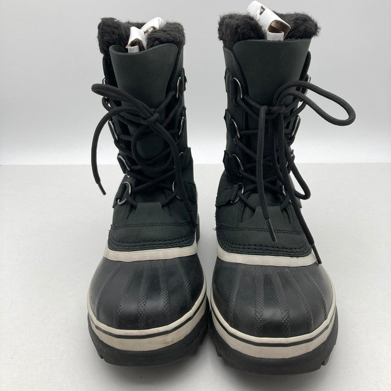 【中古品】【メンズ】 SOREL ソレル NM1000-016 CARIBOU WP カリブー スノーブーツ ウィンターブーツ 靴 167-260929-vt-89-fuzh サイズ：25cm カラー：ブラック 万代Net店