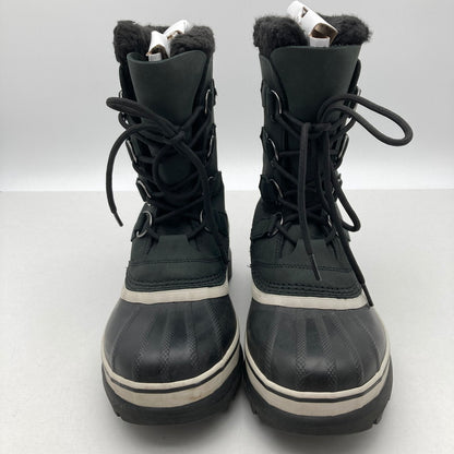 【中古品】【メンズ】 SOREL ソレル NM1000-016 CARIBOU WP カリブー スノーブーツ ウィンターブーツ 靴 167-260929-vt-89-fuzh サイズ：25cm カラー：ブラック 万代Net店