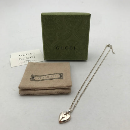 【中古品】【レディース】 GUCCI グッチ ノット ハート ペンダント SILVER925 SV925 シルバー 182-260610-mh-12-fuzh カラー：シルバー 万代Net店