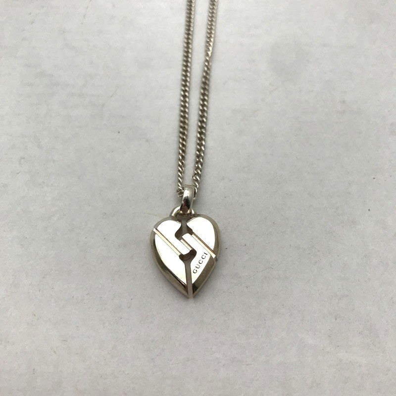 【中古品】【レディース】 GUCCI グッチ ノット ハート ペンダント SILVER925 SV925 シルバー 182-260610-mh-12-fuzh カラー：シルバー 万代Net店