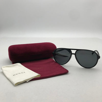 【中古品】【メンズ】 GUCCI グッチ GG0423SA アジアンフィット ユニセックス サングラス 183-260610-mh-11-fuzh カラー：ブラック 万代Net店