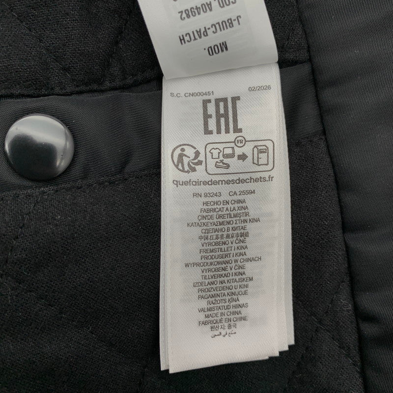 【中古品】【メンズ】 DIESEL J-BULC-PATCH ディーゼル ボンバージャケット 中綿ジャケット アウター ブルゾン ブランド 古着 141-260614-gm-30-fuz サイズ：L カラー：ブラック 万代Net店