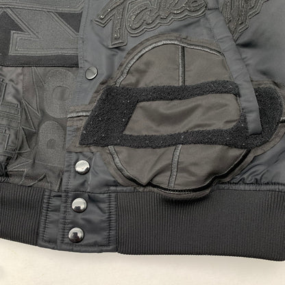 【中古品】【メンズ】 DIESEL J-BULC-PATCH ディーゼル ボンバージャケット 中綿ジャケット アウター ブルゾン ブランド 古着 141-260614-gm-30-fuz サイズ：L カラー：ブラック 万代Net店