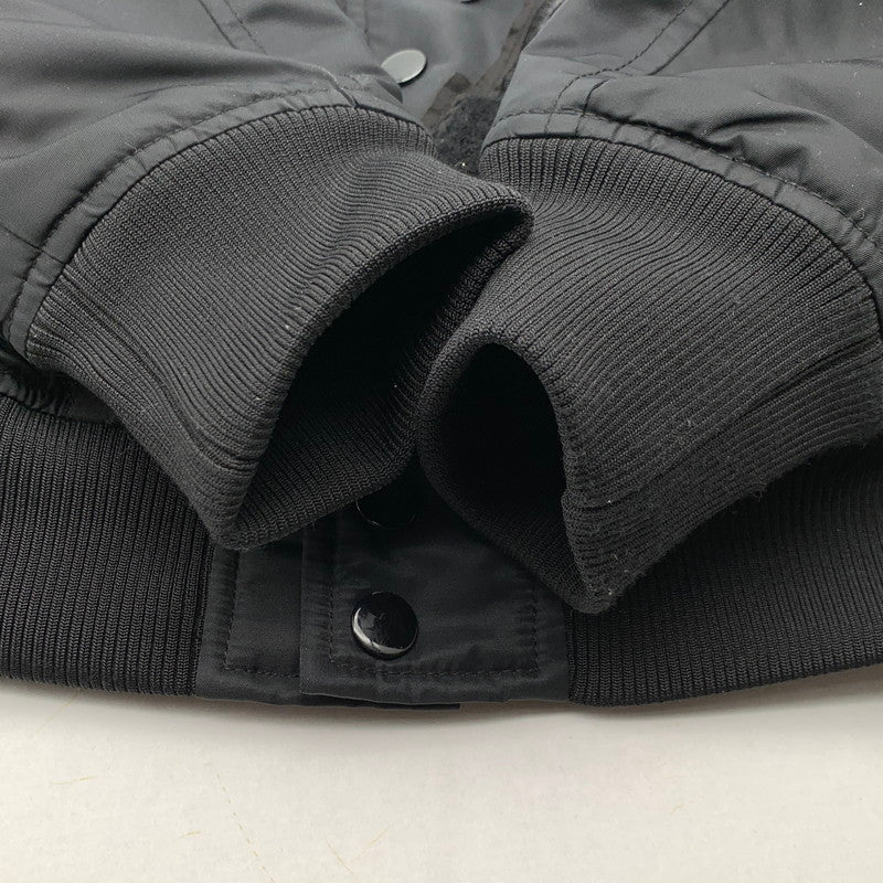 【中古品】【メンズ】 DIESEL J-BULC-PATCH ディーゼル ボンバージャケット 中綿ジャケット アウター ブルゾン ブランド 古着 141-260614-gm-30-fuz サイズ：L カラー：ブラック 万代Net店