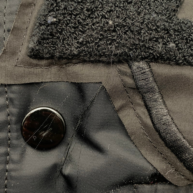 【中古品】【メンズ】 DIESEL J-BULC-PATCH ディーゼル ボンバージャケット 中綿ジャケット アウター ブルゾン ブランド 古着 141-260614-gm-30-fuz サイズ：L カラー：ブラック 万代Net店