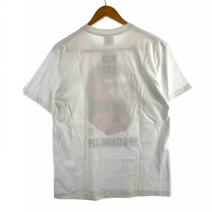 【中古品】【メンズ】 A BATHING APE 1ST CAMOBY BATHING APE TEE アベイシングエイプ 半袖Tシャツ カットソー ブランド 古着 142-260614-gm-05-fuz サイズ：M カラー：ホワイト 万代Net店