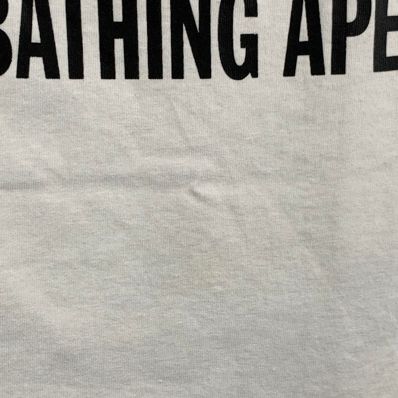 【中古品】【メンズ】 A BATHING APE 1ST CAMOBY BATHING APE TEE アベイシングエイプ 半袖Tシャツ カットソー ブランド 古着 142-260614-gm-05-fuz サイズ：M カラー：ホワイト 万代Net店