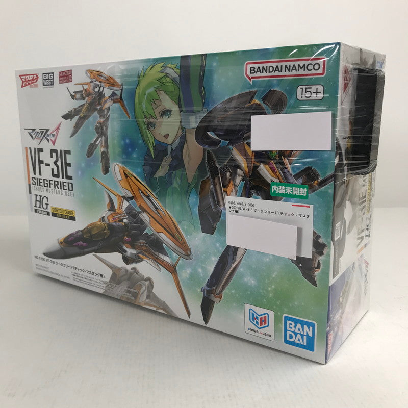 【中古美品】 内装未開封 HG VF-31E ジークフリード (チャック・マスタング機) プラモデル プラモ 059-260619-io-28-fuzh 万代Net店