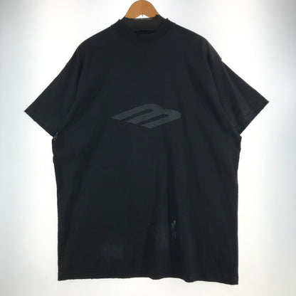 【中古品】【メンズ】 BALENCIAGA バレンシアガ 787349 TQVU4 LOGO SS TEE ロゴ Tシャツ 半袖 トップス 古着 141-260610-mh-03-fuzh サイズ：02 カラー：ブラック 万代Net店