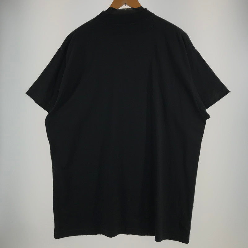 【中古品】【メンズ】 BALENCIAGA バレンシアガ 787349 TQVU4 LOGO SS TEE ロゴ Tシャツ 半袖 トップス 古着 141-260610-mh-03-fuzh サイズ：02 カラー：ブラック 万代Net店