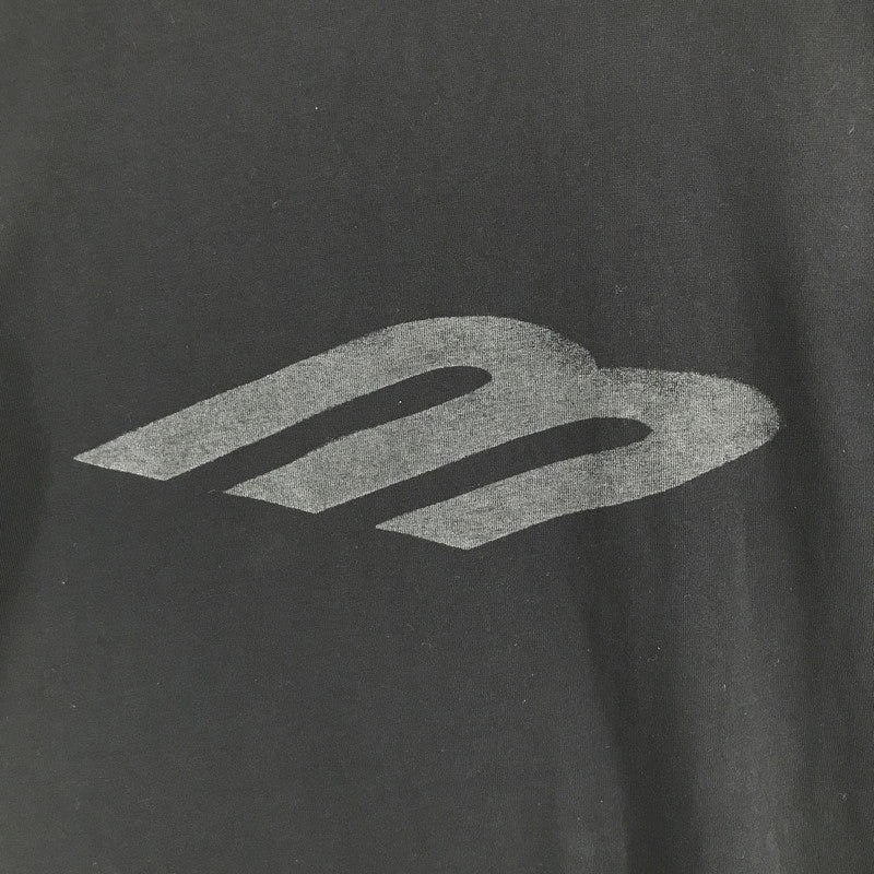 【中古品】【メンズ】 BALENCIAGA バレンシアガ 787349 TQVU4 LOGO SS TEE ロゴ Tシャツ 半袖 トップス 古着 141-260610-mh-03-fuzh サイズ：02 カラー：ブラック 万代Net店