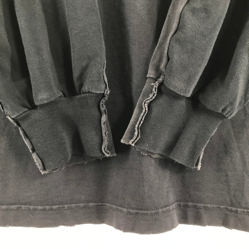 【中古品】【メンズ】 BALENCIAGA バレンシアガ 791613 TQVQ6 TAPE TYPE LS TEE 24SS ロング Tシャツ トップス 古着 141-260610-mh-04-fuzh サイズ：L カラー：ブラック 万代Net店