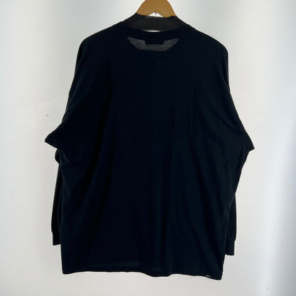 【中古美品】【レディース】 HYSTERIC GLAMOUR ヒステリックグラマー HYSTERIC QUEEN LS TEE ロンT 長袖 Tシャツ 170-260705-nm-06-fuzh サイズ：FREE カラー：ブラック/シルバー 万代Net店