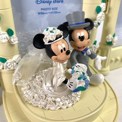 【現状渡し品】 ディズニーストア ミッキー ミニー ウエディングドリーム フォトフレーム 101-260609-MO-10-fuz 万代Net店