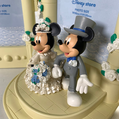 【現状渡し品】 ディズニーストア ミッキー ミニー ウエディングドリーム フォトフレーム 101-260609-MO-10-fuz 万代Net店