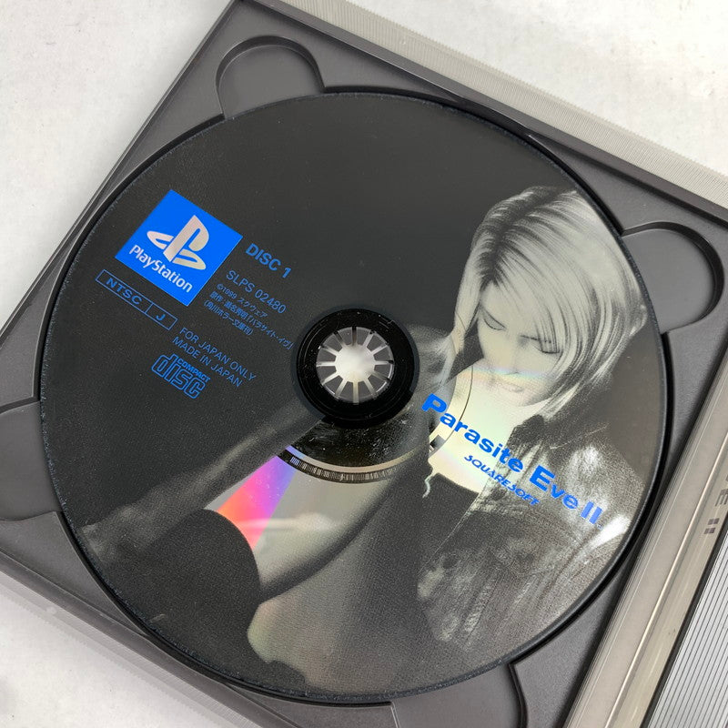 【中古品】 PS パラサイト・イヴ2 取説汚れ プレステ レトロゲーム 取説・背表紙汚れあり 動作確認済 023-260621-io-10-fuzh 万代Net店
