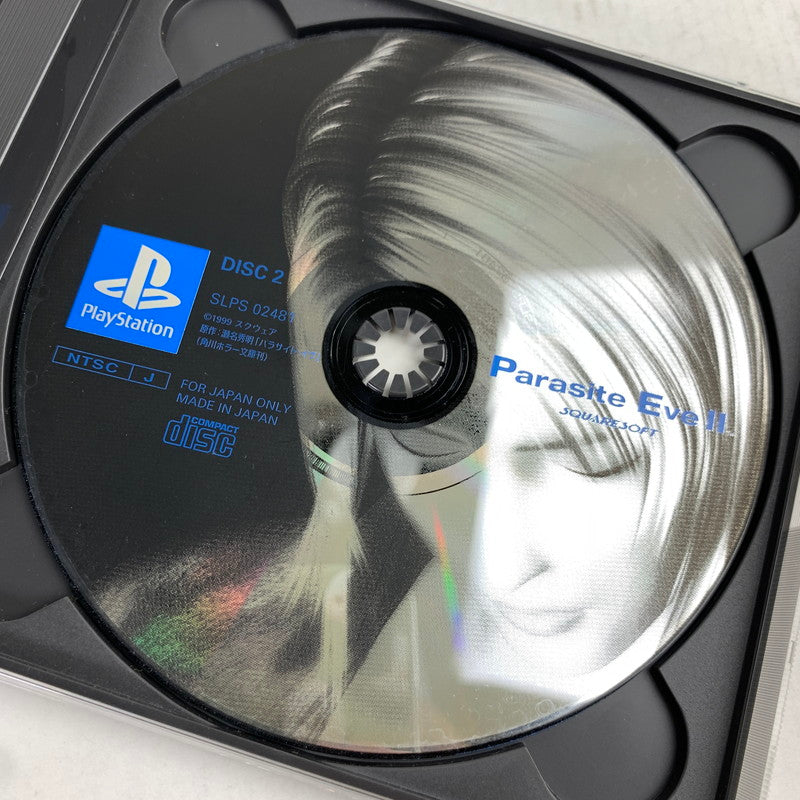 【中古品】 PS パラサイト・イヴ2 取説汚れ プレステ レトロゲーム 取説・背表紙汚れあり 動作確認済 023-260621-io-10-fuzh 万代Net店