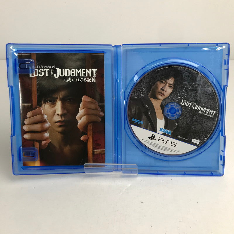 【中古美品】 LOST JUDGMENT:裁かれざる記憶 PS5 プレステ5 ゲームソフト [CERO区分_D / 17歳以上対象] 026-260611-io-36-fuz 万代Net店
